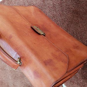 Italian Adpel leather briefcase - used